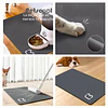 Alfombra Multifunción Impermeable Antideslizante PetsCool Gris- Secado Rápido y Extra Absorbente