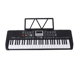 Teclado Electrónico Portátil Kidscool Negro 61 Teclas Principiantes desde 3 años