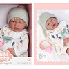 Muñeca Bebé Realista Kidscool 40cm 12 Sonidos de Apego Blanco   