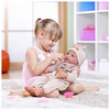 Muñeca Bebé Realista Kidscool 40cm 12 Sonidos de Apego Beige                     