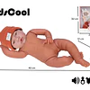Muñeca Niño Bebé Realista Kidscool 40cm 12 Sonidos de Apego 