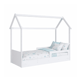 Cama Infantil Montessori Ema Blanco-Preventa 20 Abril