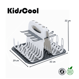 Escurridor De Mamaderas y Botellas Con Bandeja Kidscool