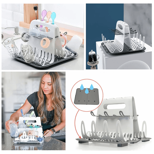 Escurridor De Mamaderas y Botellas Con Bandeja Kidscool