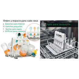 Escurridor De Mamaderas y Botellas Con Bandeja Kidscool