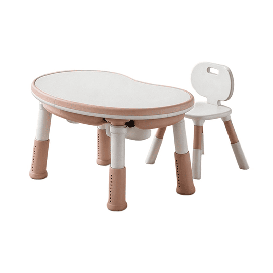Mesa Escritorio Infantil Kidscool Rosado con Silla y Altura Regulable