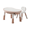 Mesa Escritorio Infantil Kidscool Rosado con Silla y Altura Regulable