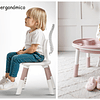 Mesa Escritorio Infantil Kidscool Rosado con Silla y Altura Regulable