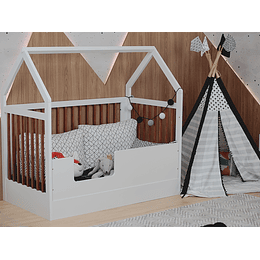 Bombita - Cuna Sognare Montessori Blanca/Miel