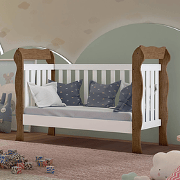 Bombita - Cuna Blanco/Cafe 3 Funciones Lila