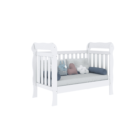 Bombita - Cuna Blanca 3 Funciones Lila