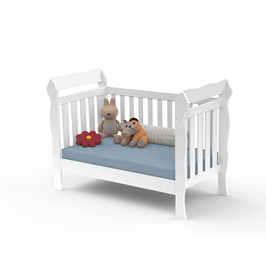 Bombita - Cuna Blanca 3 Funciones Lila