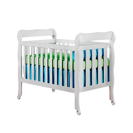 Bombita - Cuna Blanca 3 Funciones Lila