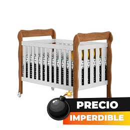 Bombita - Cuna Blanco/Cafe 3 Funciones Lila