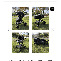 Coche Compact Travel System Negro