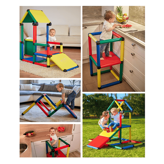 Gimnasio Montessori 5 en 1 Kidscool Multicolor 