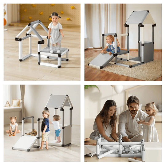 Gimnasio Montessori 5 en 1 Kidscool Blanco