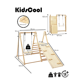 Juego de Escalada Plegable Montessori 4 en 1 Kidscool 