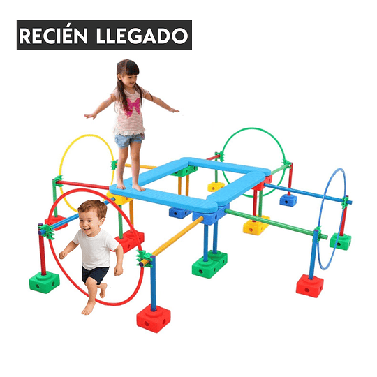 Circuito Psicomotriz 10 en 1 Kidscool Montessori Multicolor