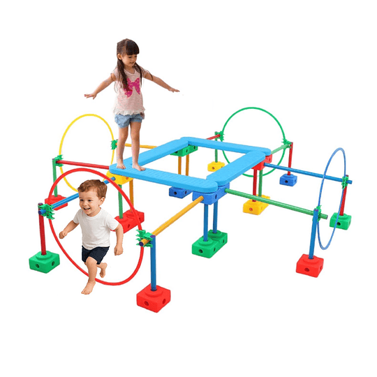 Retiro Express - Circuito Psicomotriz 10 en 1 Kidscool Montessori Multicolor