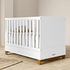 Retiro Express - Cuna Madera New Zupi Blanca + Colchon Cuna Baby Box 130x70