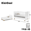 Retiro Express - Cuna Madera New Zupi Blanca + Colchon Cuna Baby Box 130x70