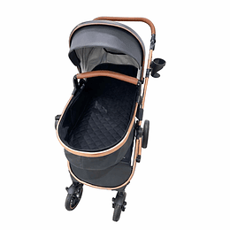 Coche Cuna Egg 3 En 1 Kidscool Negro
