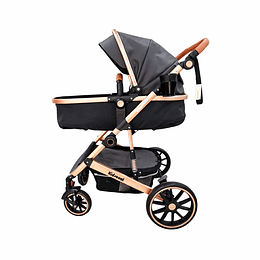 Coche Cuna Egg 3 En 1 Kidscool Negro