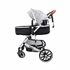 Coche Cuna Egg 3 En 1 Kidscool Gris