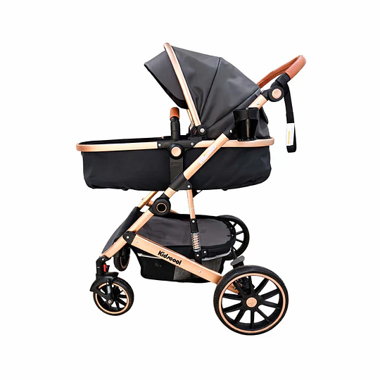 Coche Cuna Egg 3 En 1 Kidscool Negro