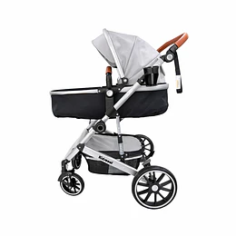 Retiro Express - Coche Cuna Egg 3 En 1 Kidscool Gris