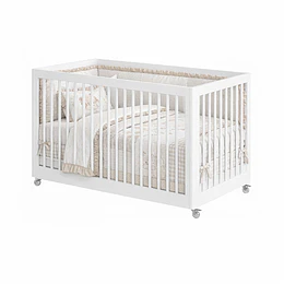 Cuna Antirreflujo 3 en 1 Lion Blanca Kidscool - Preventa 16 de Abril