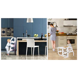 Torre De Aprendizaje Montessori Blanca