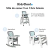 Silla de comer 3 en 1 Gris Celeste