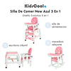 Silla De Comer New Rosada 3 En 1 -Preventa 14 de Mayo