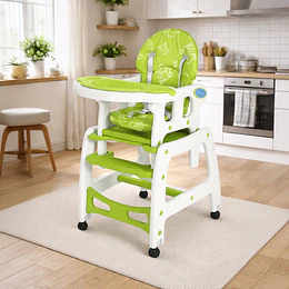 Silla De Comer New Verde 3 En 1