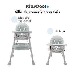 Silla de comer Vienna Gris