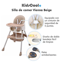 Silla de comer Vienna  Beige