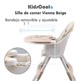 Silla de comer Vienna  Beige