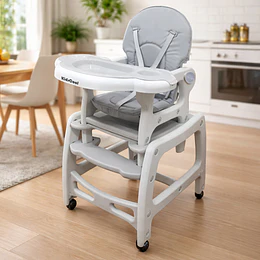 Silla de comer Supper Gris