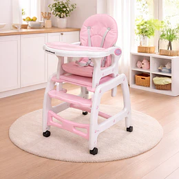 Silla de comer Supper Rosada