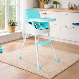 Silla de comer Pony Azul