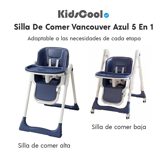 Silla De Comer Vancouver Azul 5 en 1