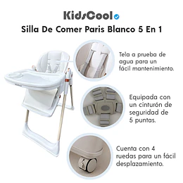 Silla De Comer Paris Blanco 5 en 1