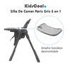 Silla De Comer Paris Gris 5 en 1