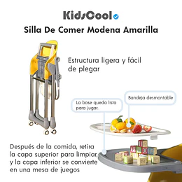 Silla De Comer Modena Amarilla