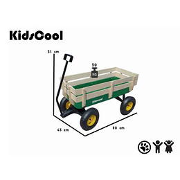Retiro Express - Carro de Arrastre Wagon Verde Kidscool