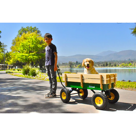 Retiro Express - Carro de Arrastre Wagon Verde Kidscool