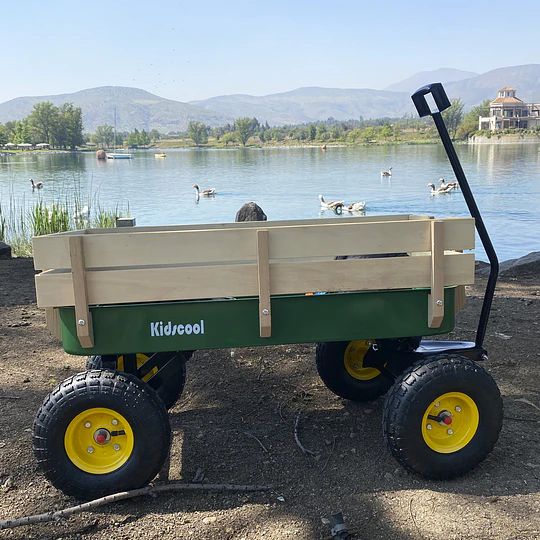 Retiro Express - Carro de Arrastre Wagon Verde Kidscool