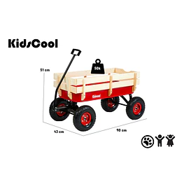 Retiro Express - Carrito de Arrastre Wagon Rojo